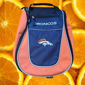 Denver Broncos Orange and Blue Front‎ Open Backpack